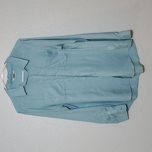 Mountain Khakis Blue plaid lightweight, relaxed fit button down, size L